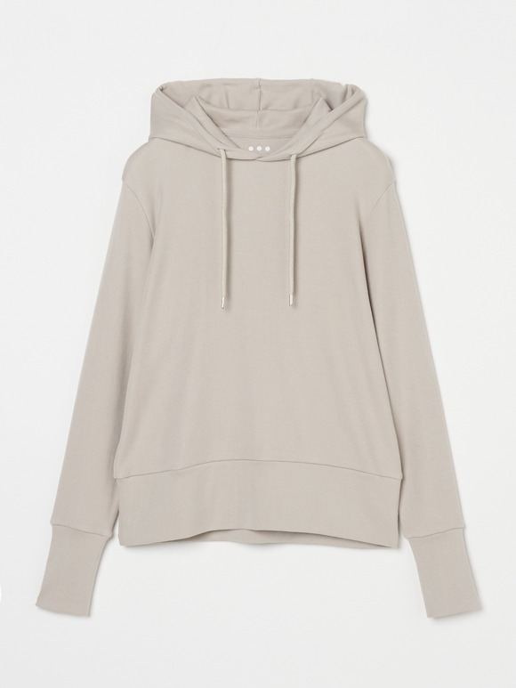 Soufflle cotton hooded top