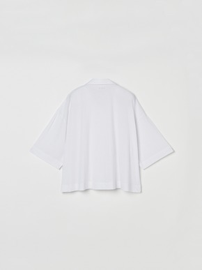 Cashmere cotton half slv shirt 詳細画像