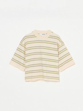 Sleek sweater s/s knitted tshirt 詳細画像